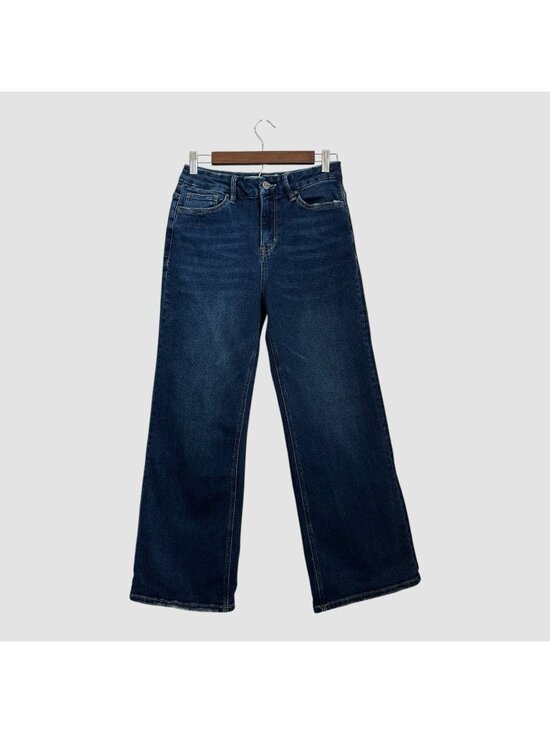 Mica Denim - Mica Women’s Size 27 US Wide Leg Jeans High Rise Stretch Dark Wash Denim